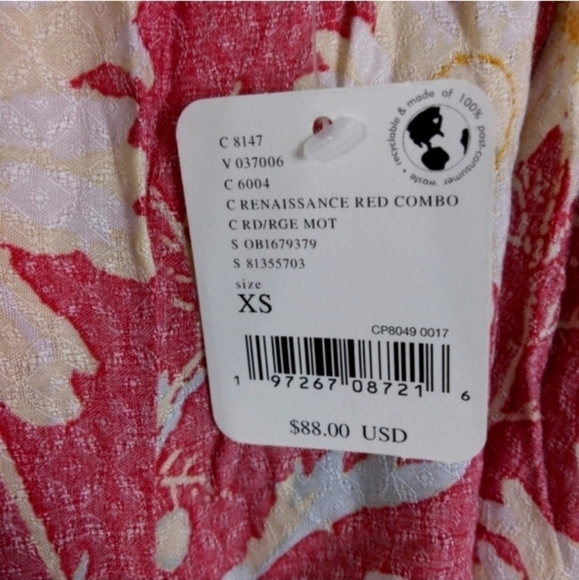 NWT Free People Bali Wild Daisy Slip Dress $88 - Picture 7 of 9